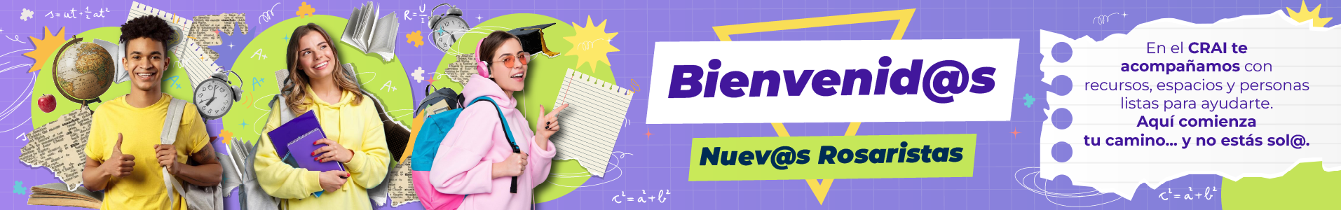 Bienvenidos Rosaristas CRAI 2025
