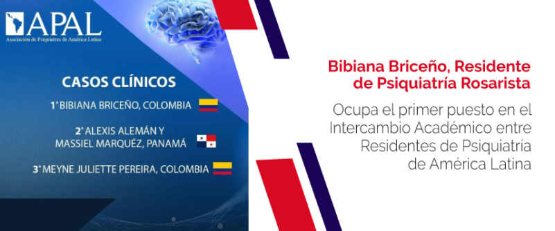 Residente Rosarista gana el primer puesto en el Intercambio Académico