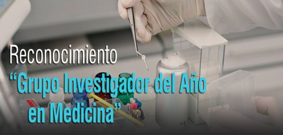 Reconocimiento "Grupo Investigador del Año en Medicina"