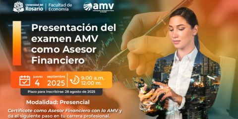 Presentación del examen AMV para asesor financiero